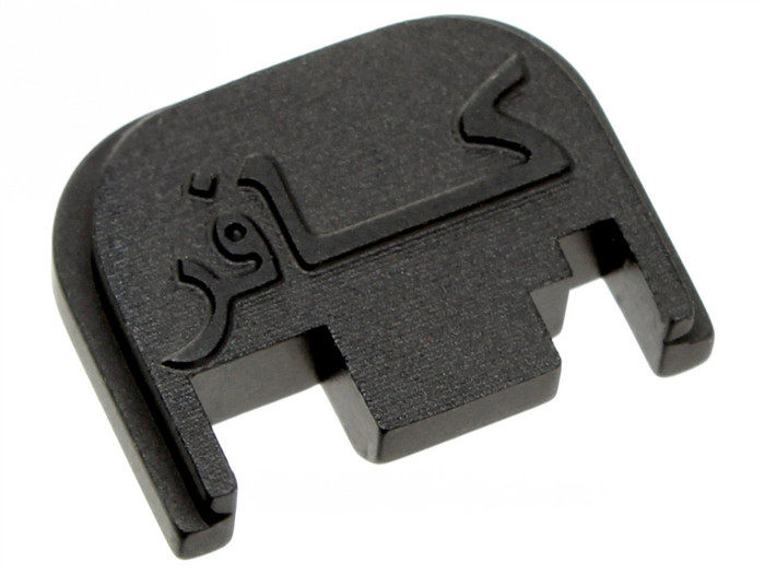 NDZ Black Rear Slide Plate For Glock GEN 1-4 Infidel Sans 3-D Subdued CNC