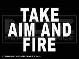2011 - Take Aim and Fire