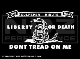 130 - Don't Tread on Me Culpepper Minute Men