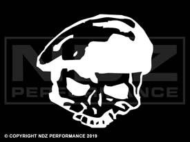 591 - Zombie Beret Skull Only