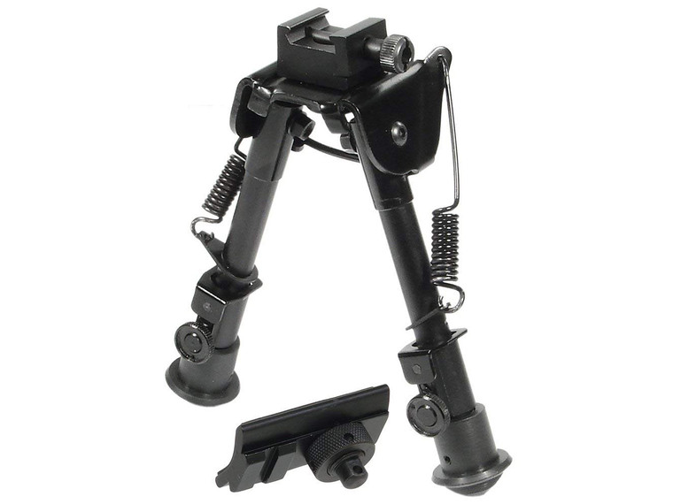 Leapers UTG Tactical Op Bipod - Picatinny Mount or Weaver Rail 5.9"-7.3" With QD Lever Mount TL-BP78q