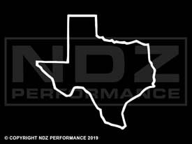 498 - Texas State Border Outline