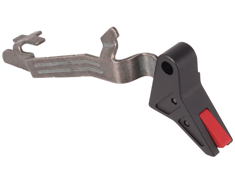 True Precision AXIOM Trigger For Glock 43 43X 48 in Black with Red Safety