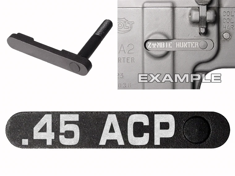 NDZ for AR-15 SW 15-22 Black Magazine Catch 45 ACP