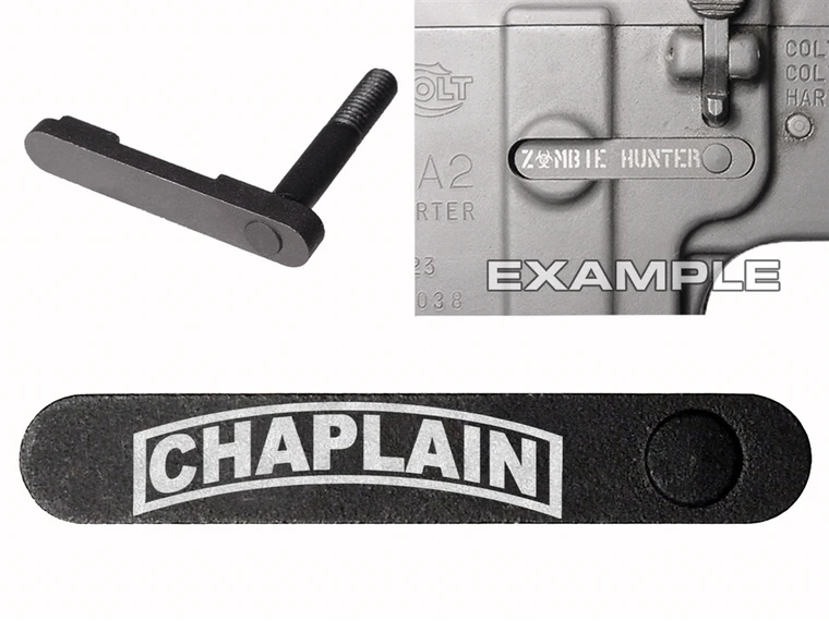 NDZ for AR-15 SW 15-22 Black Magazine Catch 055 Banner Chaplain