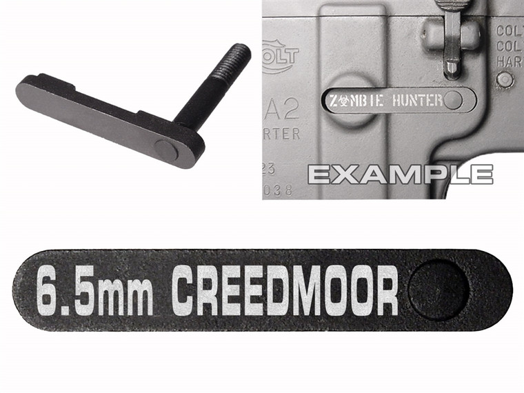 NDZ for AR-15 SW 15-22 Black Magazine Catch 65mm CREEDMOOR