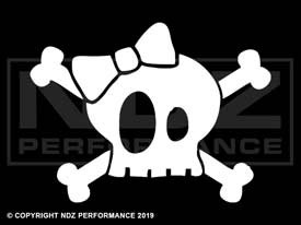 416 - Skull Cross Bones Bow 1