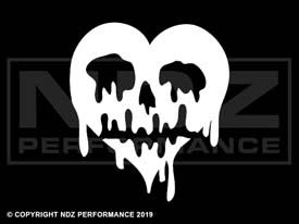 884 - Heart Melt Skull