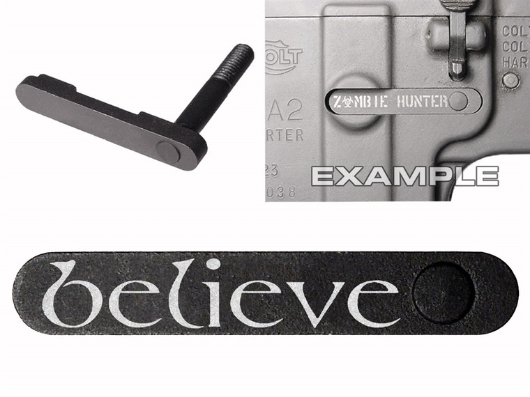 NDZ for AR-15 SW 15-22 Black Magazine Catch believe