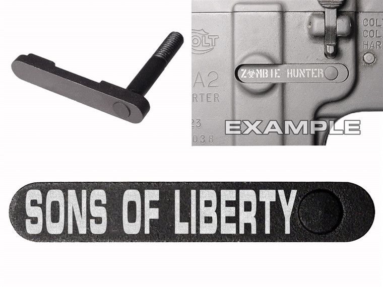 NDZ for AR-15 SW 15-22 Black Magazine Catch SONS OF LIBERTY