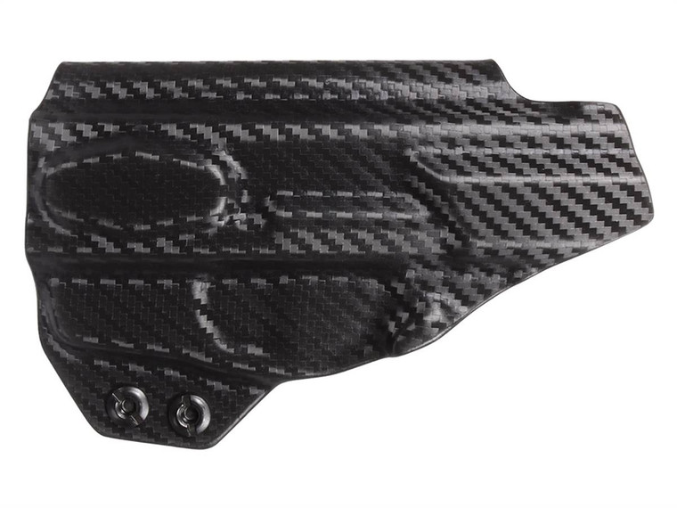 Concealment Express Sig Sauer P365 with Lima Laser RH Holster Kydex Carbon Fiber IWB Tuckable - Right Side View