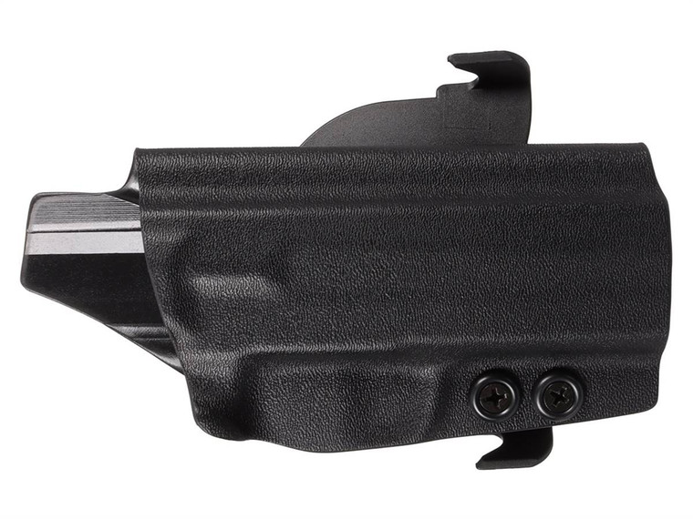 Rounded by Concealment Express Sig Sauer P365XL RH Holster Kydex Black OWB Paddle - Right Side View