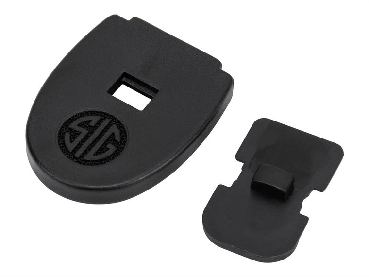 Sig Sauer P320 Full Size, Compact Magazine Floor Base Plate & Insert, Black, KIT-MOD-MAG-FLR-PLT-BLK