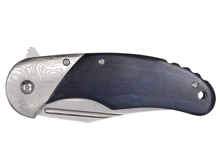 Elk Ridge ER-A957BL Spring Assisted Folding Knife - Folded Knife