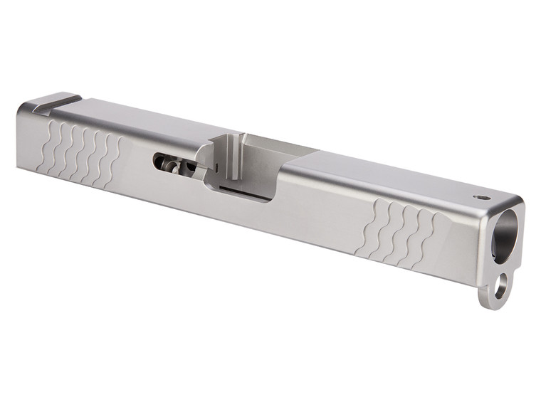 Lone Wolf Alpha Wolf Slide for Glock 19 9mm Gen3 Wave - Angled View Right Side