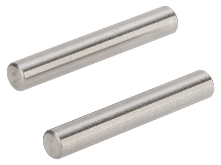 NDZ Receiver Cross Pin Set for Ruger 10/22 Oversized in Stainless Steel 2 Pack - Angled View