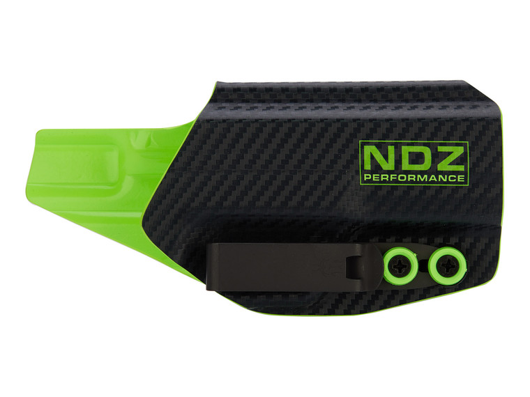 NDZ Performance for Smith & Wesson M&P Shield EZ 9mm RH IWB Kydex Holster Discreet Carry Clip - Right Side View