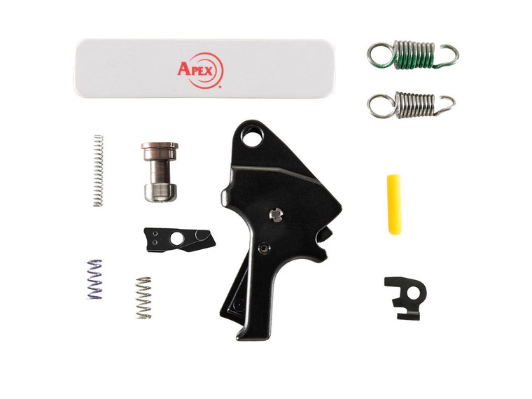 Apex Flat-Faced Forward Set Trigger Kit for M&P M2.0, Black - Black Complete Kit