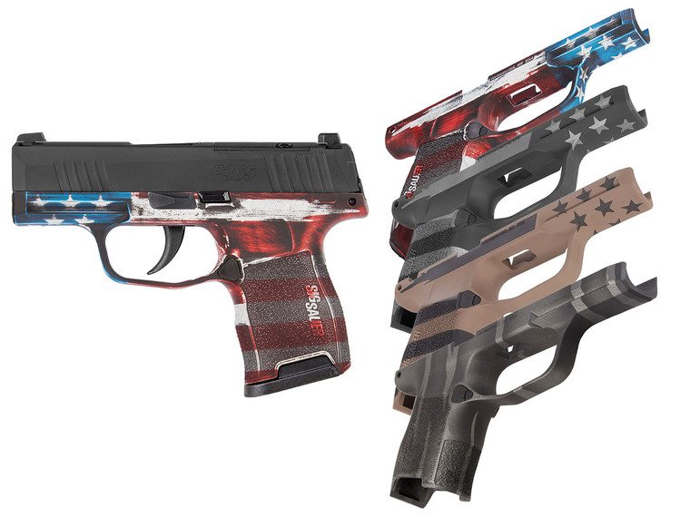 Sig Sauer P365 Grip Module with Cerakote Pattern - Multiple Variations