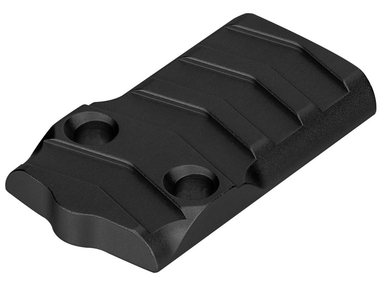 NDZ for Glock 43X, 48 MOS Optic Cover Plate Aluminum, Aspis Cut - Front View