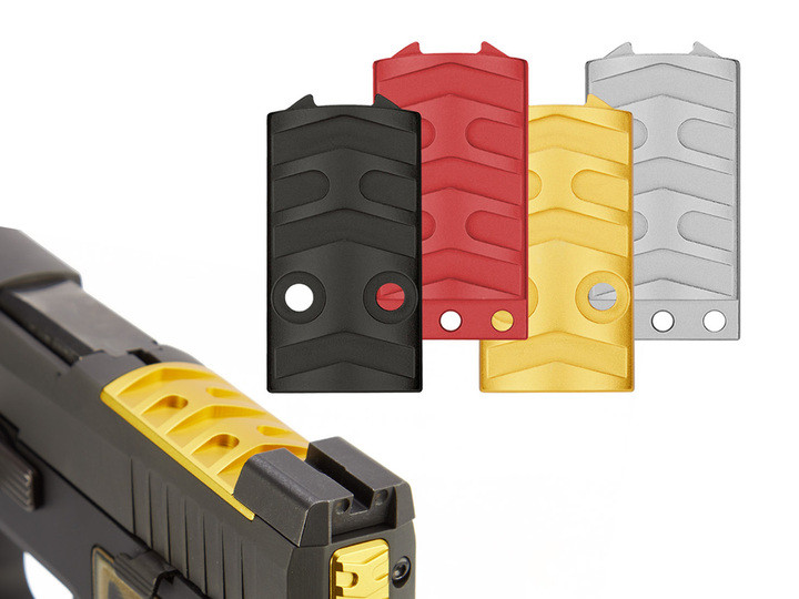 NDZ Sig Sauer P320 Optic Cut Slide Cover Plate, Aspis Cut - Multiple Colors 1