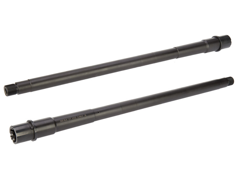 NDZ AR-15 .300 Blackout Barrel Medium Profile - Front and Back Angles