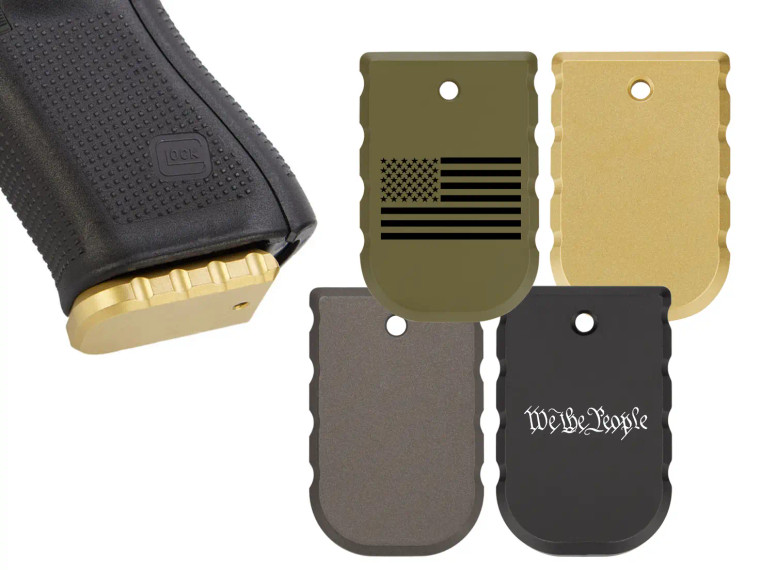 NDZ for Glock Gen 5 Magazine Floor Plate Heavyweight Brass - Multiple Variations