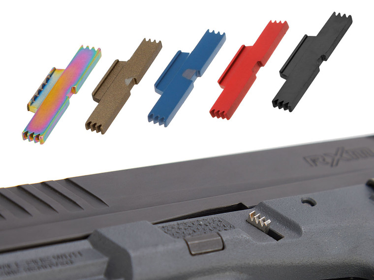 NDZ Ruger RXM Extended Slide Lock Lever - Multiple Colors