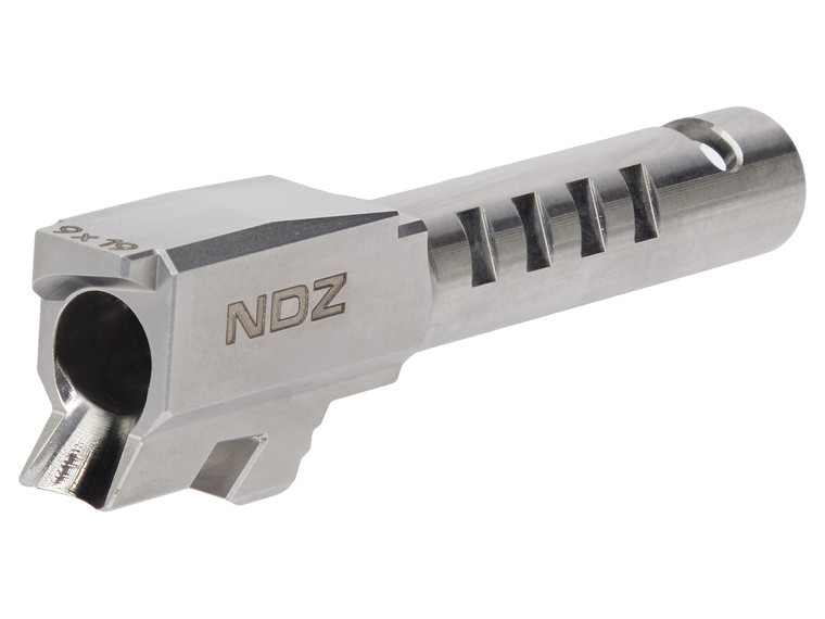 NDZ for Glock 43, 43X Cerberus Barrel - Angled View Back