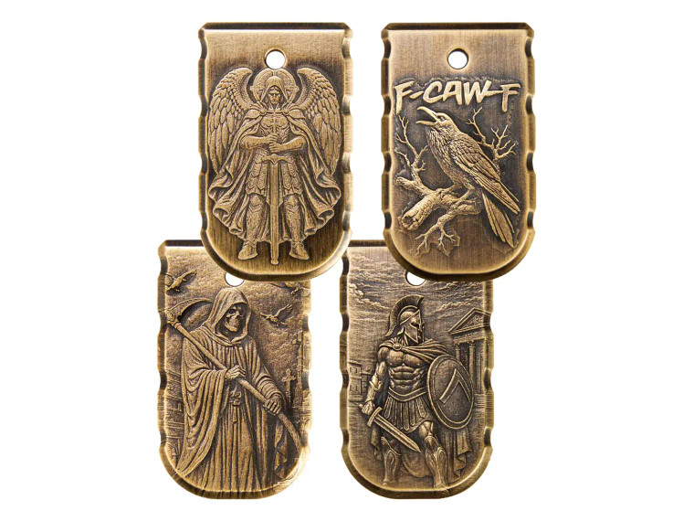 NDZ for Glock 48 43X Extra Thick Magazine Floor Base Plate Heavyweight Brass, 3D Designs - Multiple Variations