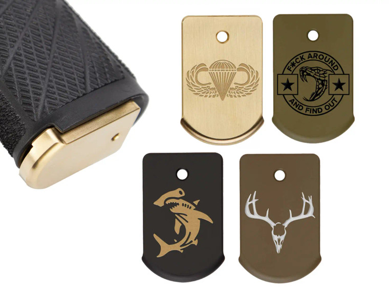 NDZ for Sig Sauer P365, P365 XL Heavyweight Brass Slim Carry Magazine Plate (*LZ) - Multiple Variations 1