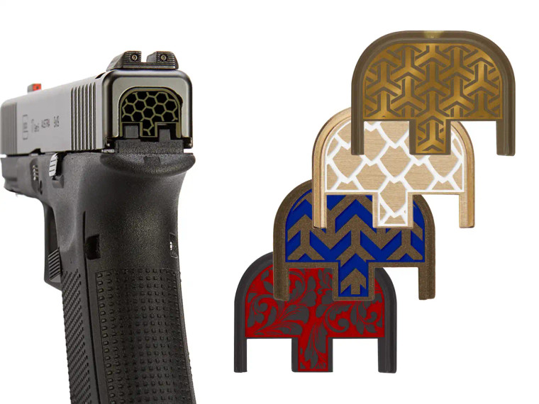 NDZ for Glock Gen 1-5 Rear Slide Plate with Engraved Patterns