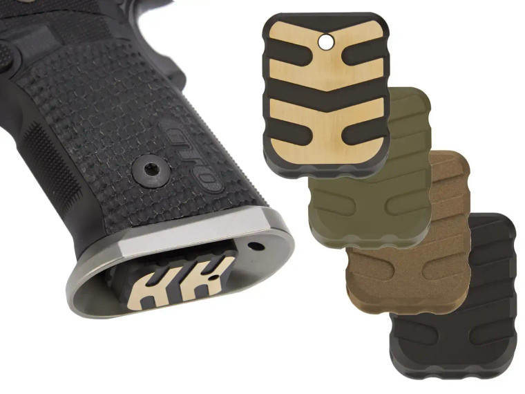 NDZ for Sig P211 Extended Magazine Plate Heavyweight Brass, Aspis Cut - Multiple Variations