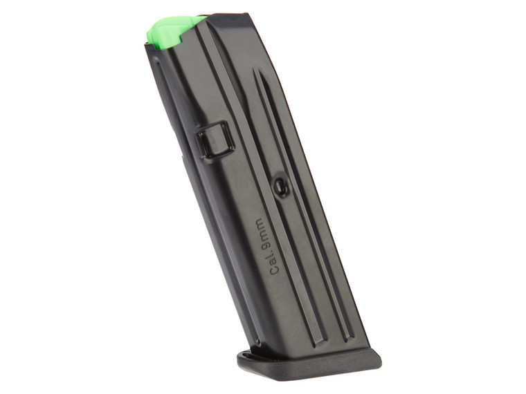 Mec-Gar Glock 17 Magazine, 10 Round - Angled View