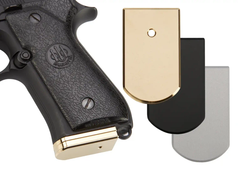 NDZ for Beretta 92 & 96 Magazine Plate, Brass - Multiple Variations