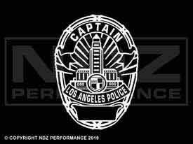 1957 - LAPD Badge Captain