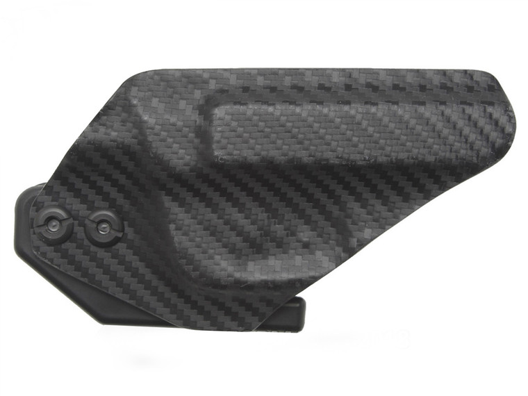 Bad Bones Tactical IWB Spartan Stealth Minimalist Holster for Ruger LCP 2 Carbon Fiber - Right Side View