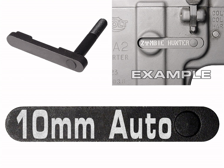 NDZ for AR-15 SW 15-22 Black Magazine Catch 10mm Auto