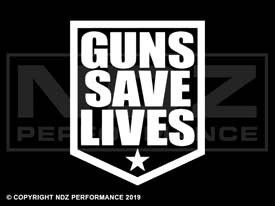 942 - Guns Save Lives Patch