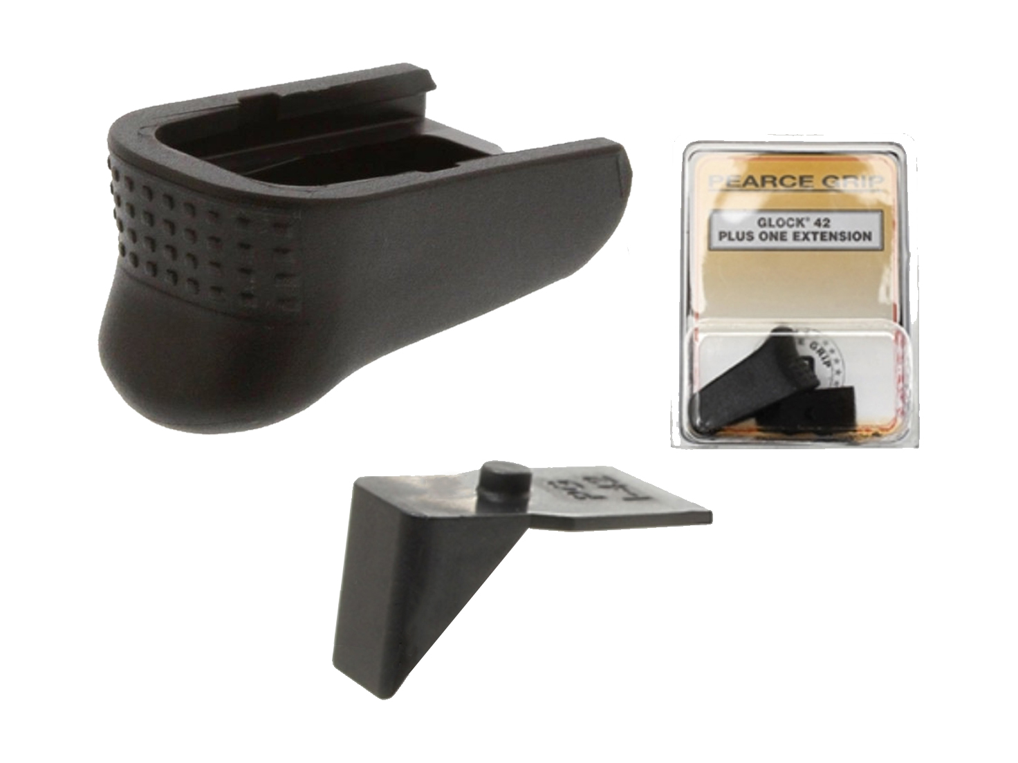 Pearce Grip PG-42-1 Plus One Grip Extension for Glock 42 | NDZ