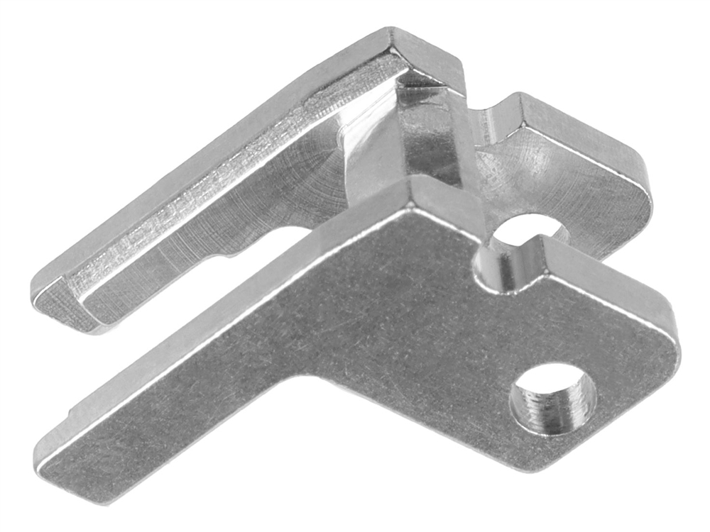 WSAB INC Stainless Steel Locking Block For Glock 17 & 22 Gen 3 – 3-Pin, Silver, 9mm/.40