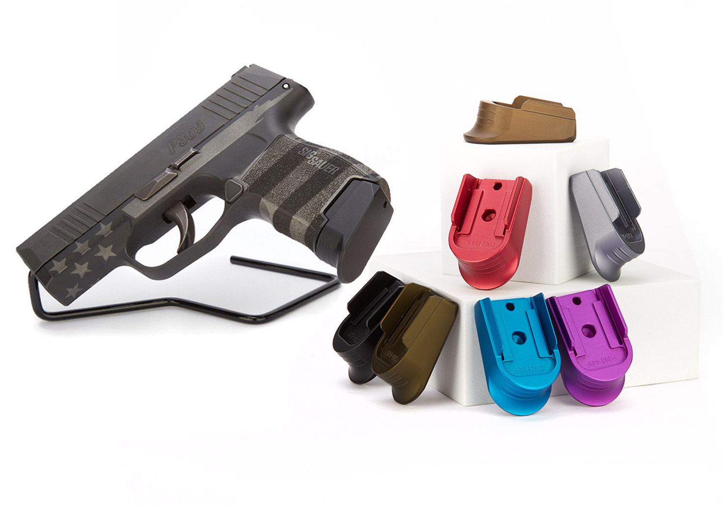 NDZ Performance Magazine Base Plate with Finger Extension for Sig