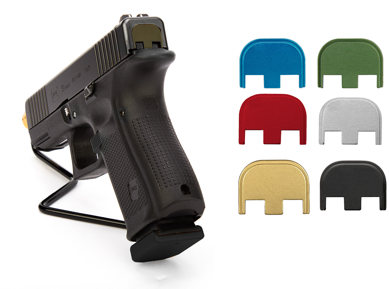 NDZ Glock Gen 5 Rear Slide Cover Plate, 17 19 19X 20 21 22 23 26