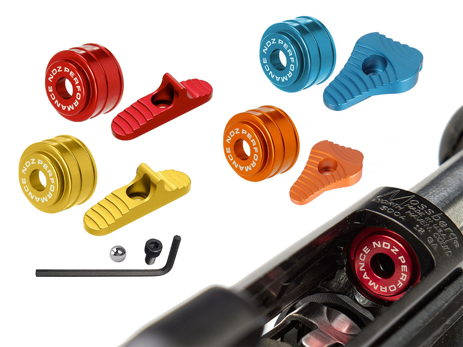 NDZ Mossberg 500 535 590 835 930 Safety & Follower Kit | NDZ