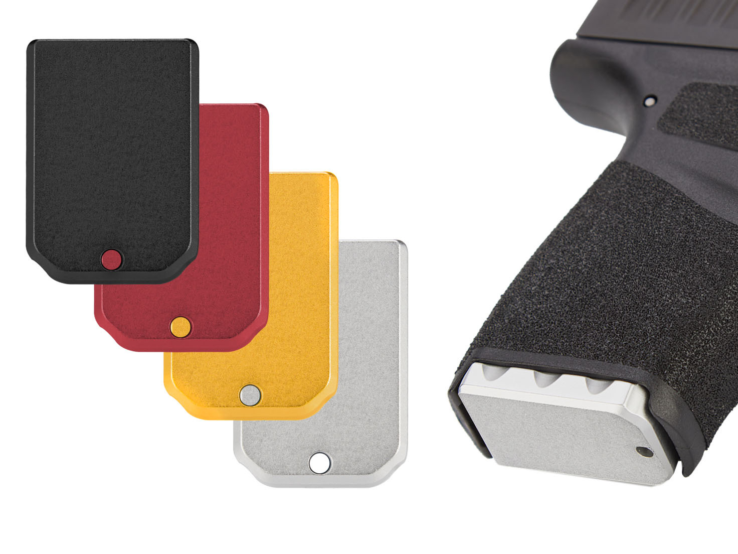 ROUND1 フォト NDZ Springfield Hellcat Magazine Base Plate for 11 & 15 Round