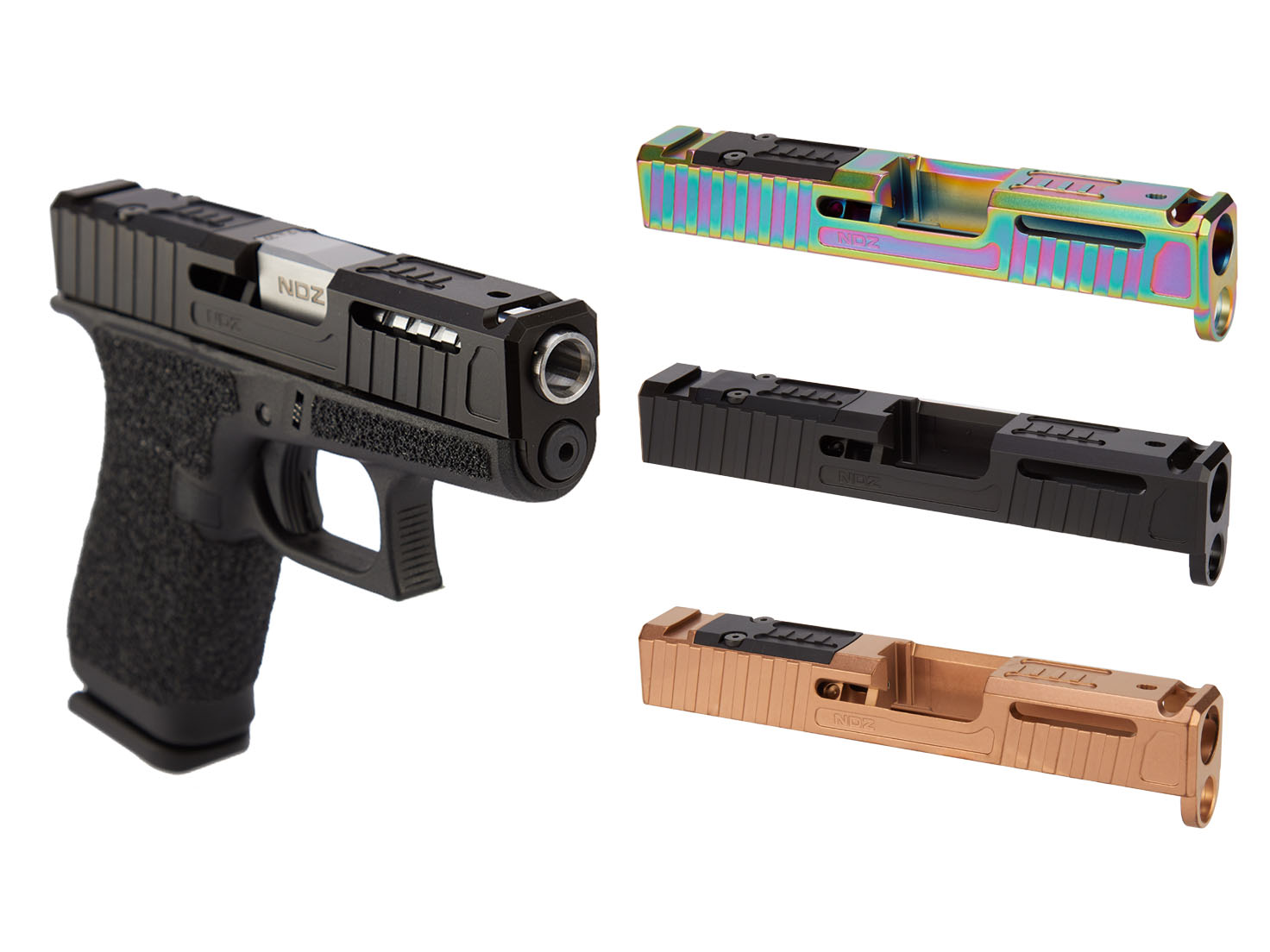 NDZ for Glock 43X, 43 Cerberus Slide and Barrel | NDZ Performance