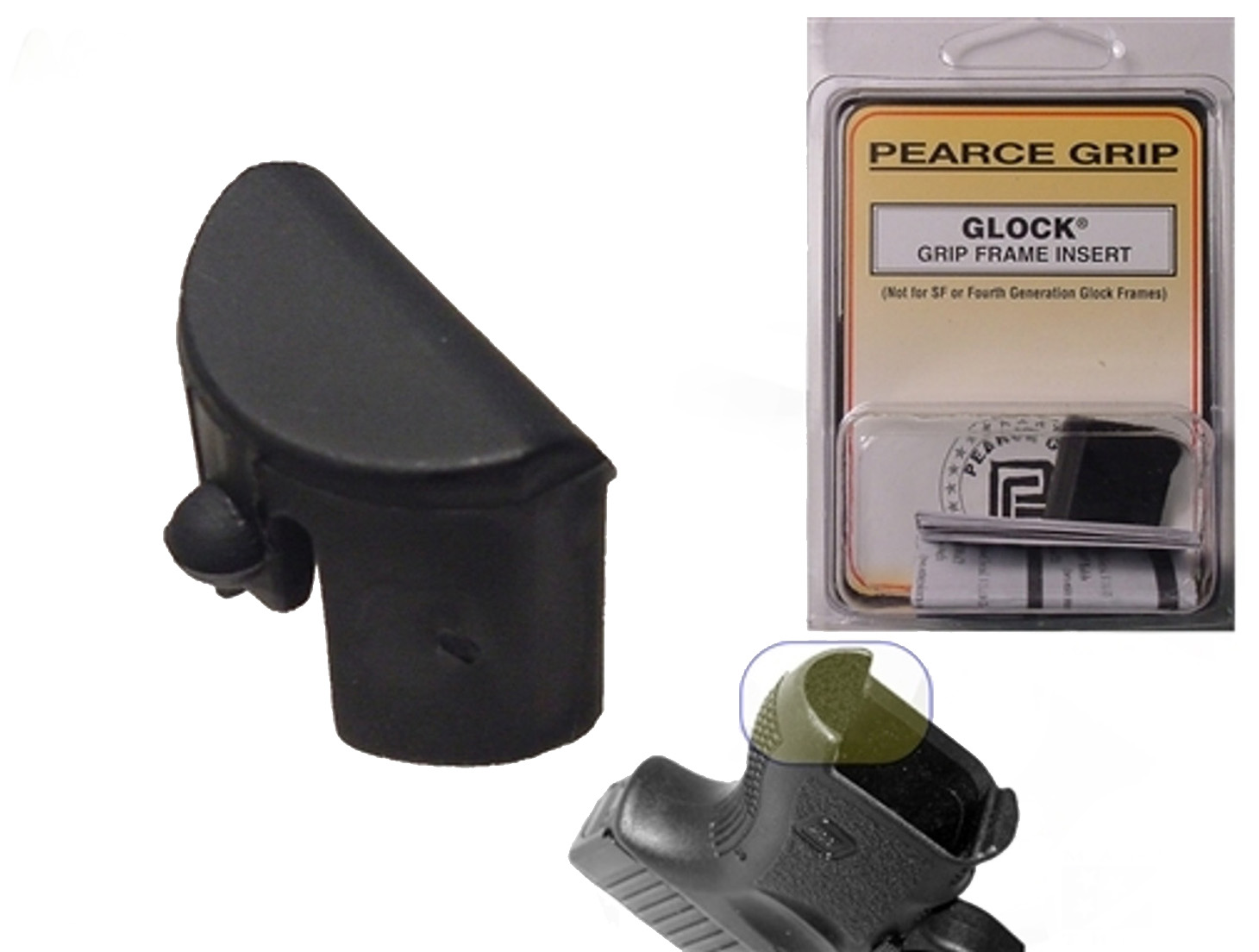 Pearce Grip PG-GFI Grip Plug for Glock GEN 1-3 Full Size Frames