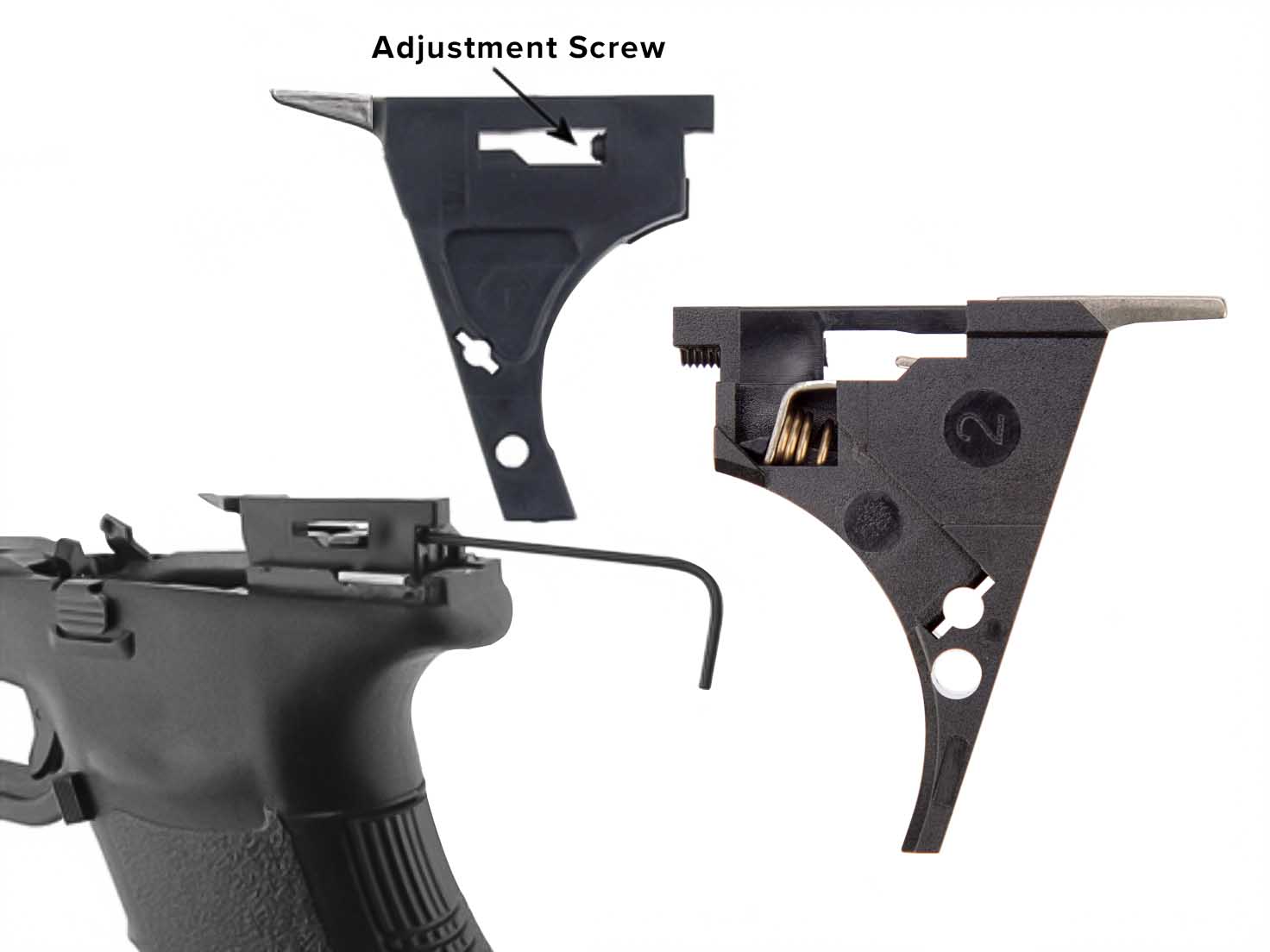 NDZ Trigger Stop Control Housing for Glock 42, 43, 43X, 48 | NDZ