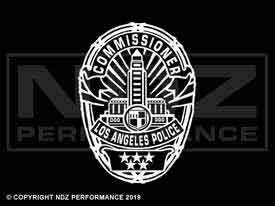1960 - LAPD Badge Commissioner - NDZ Performance