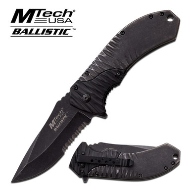 Mtech 2 Tone Folding EDC Knife Black Mt-A885Bk | Carry Knives